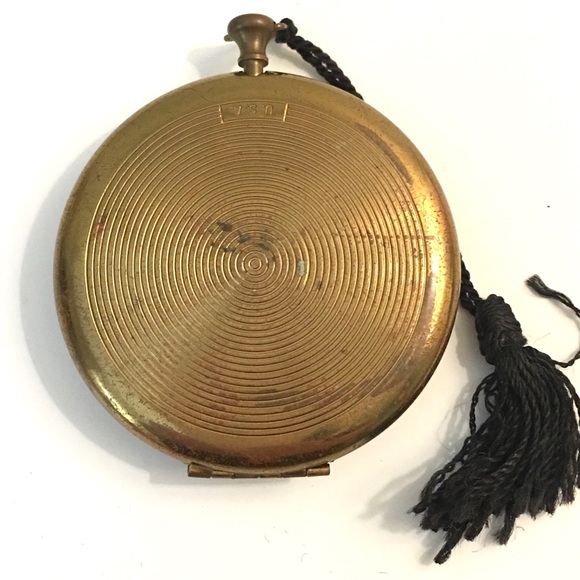 Vintage Zell 1950’s Fifth Avenue Powder Compact w/Tassel - Picture 3 of 8